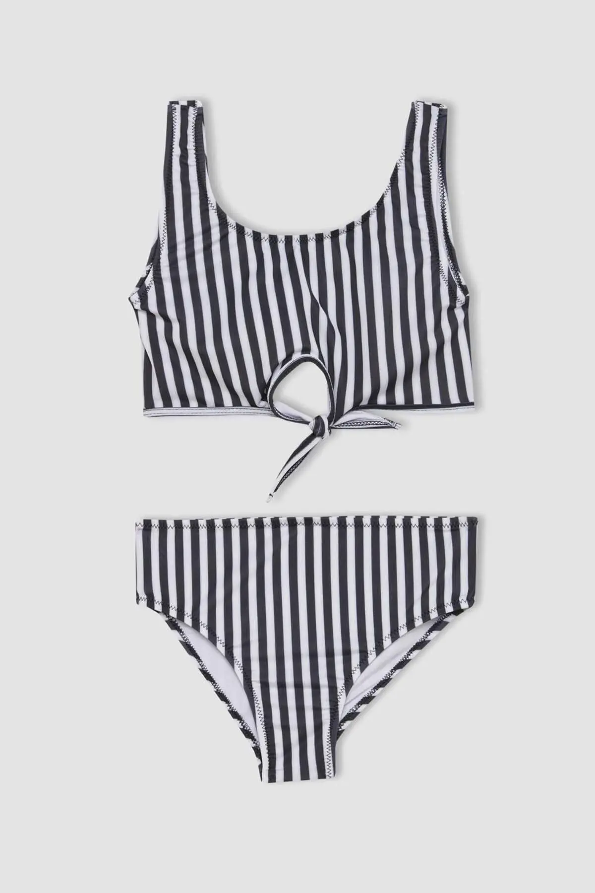 DeFacto Girls' Striped Bikini Set