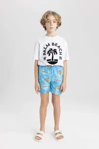 DeFacto Snoopy Swim Shorts Boys' - Image 2