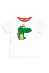 Denokids Timsah Baggy Boys' Summer T-Shirt Shorts Set - Image 4