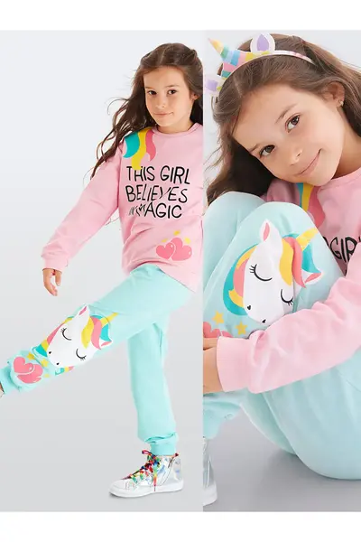 Denokids Girl Magic Girls' Tracksuit Set