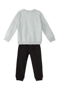 Denokids Cesur Gray Black Boys' Tracksuit Set - Image 4