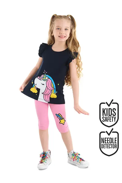 Denokids Unicorn Power Girls' T-Shirt Leggings Set