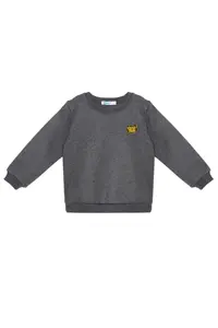 Denokids Kedi Baby Size Dark Gray Tracksuit Set - Image 5