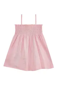 Denokids Floral Dried Rose Baby Girl Kid Muslin Strap Elastic Summer Dress - Image 4