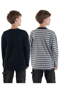 Denokids Boys' 2 Sets Paket T-Shirt - Image 2