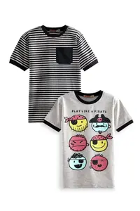Denokids Pirate Boys' 2 Sets Paket T-Shirt - Image 3