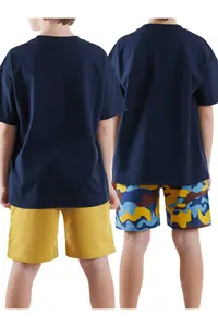 Denokids Boys' Basic 2 Sets Paket Shorts - Image 2