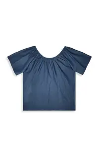 Denokids Girl's Suit Denim Look Blouse Trousers Woven Summer 4-10 Years - Image 7