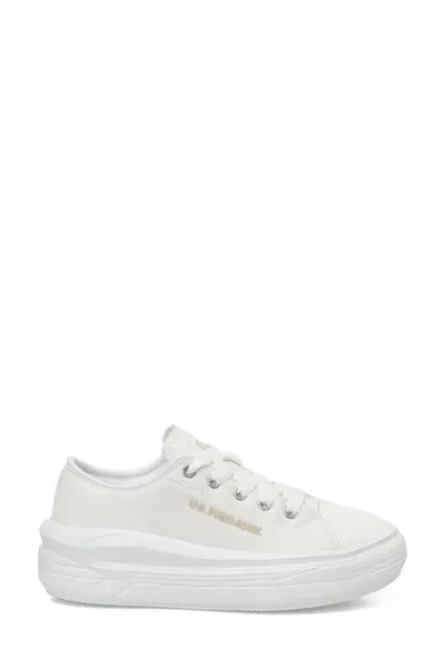 U.S. Polo Assn. CLEME TEX JR 5FX WHITE Girls' Sneaker