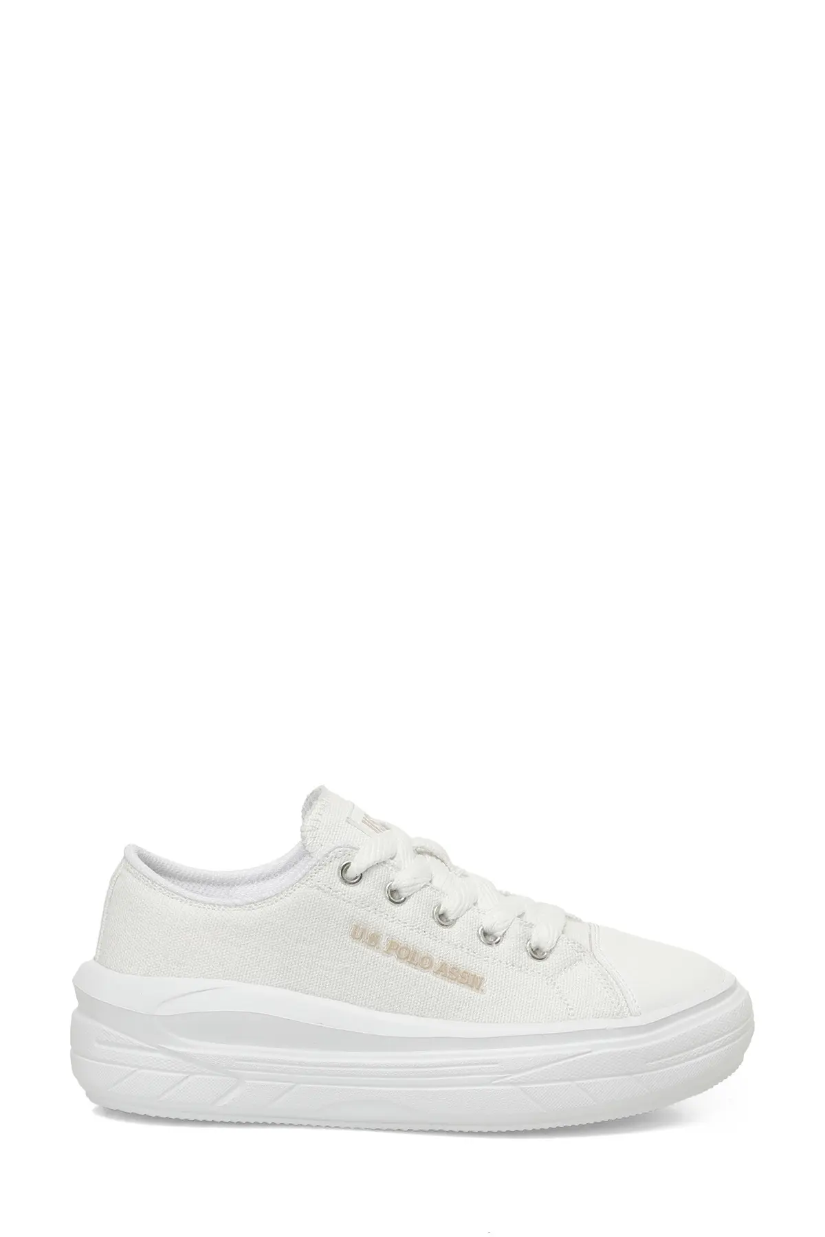 U.S. Polo Assn. CLEME TEX JR 5FX WHITE Girls' Sneaker