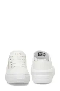 U.S. Polo Assn. CLEME TEX JR 5FX WHITE Girls' Sneaker - Image 5