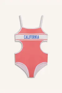 DeFacto Printed Swimsuit Girls'
