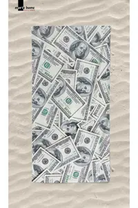 Marte Home DOLAR pattern Printed Beach Towel - Image 3
