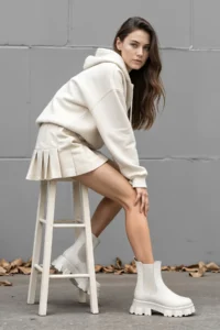 DARK SEER  Beige Women Boots - Image 2