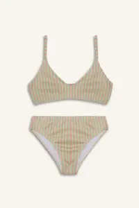 DeFacto Striped Bikini Set Girls'