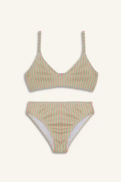 DeFacto Striped Bikini Set Girls'