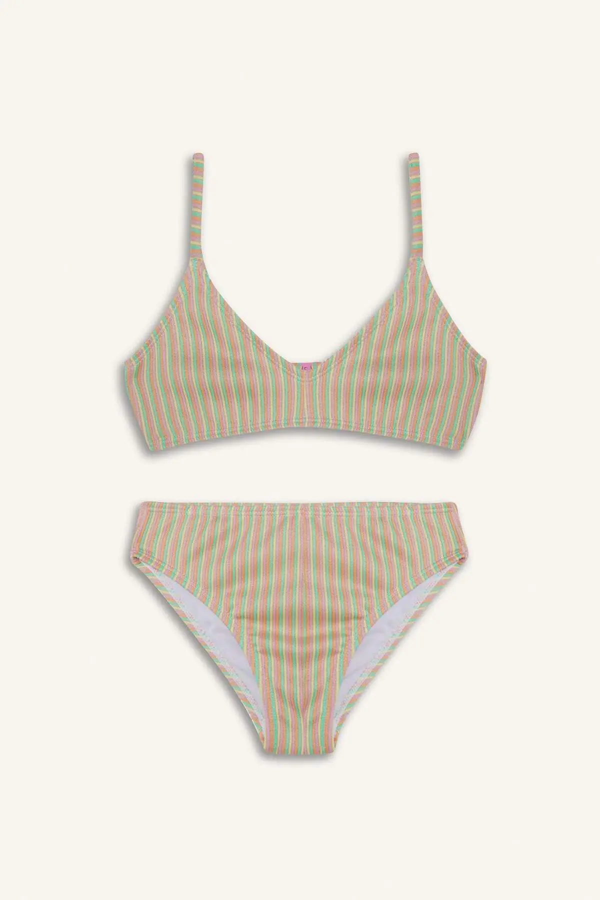 DeFacto Striped Bikini Set Girls'