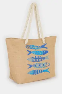 DeFacto Women Beach Wicker Bag - Image 3