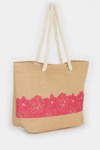 DeFacto Women Wicker Beach Bag - Image 2