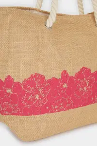 DeFacto Women Wicker Beach Bag - Image 3