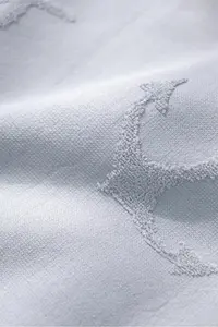 FAVORA Trend 100% Cotton Embossed Beach Towel - Gray - Image 3