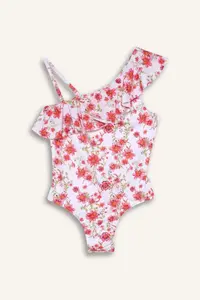 DeFacto Floral Swimsuit Girls'