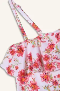 DeFacto Floral Swimsuit Girls' - Image 2