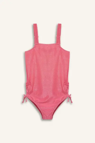 DeFacto Simli Material Swimsuit Girls'