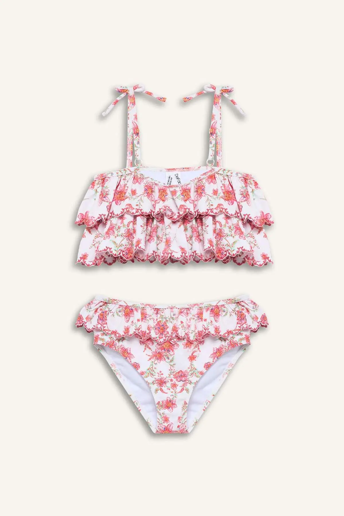 DeFacto Floral 2 Sets Bikini Girls'