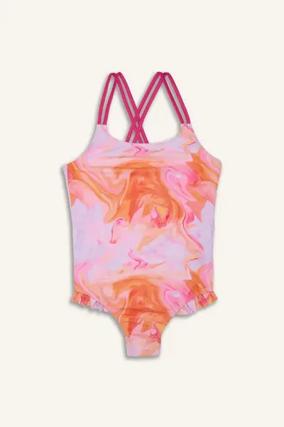 DeFacto Batik Swimsuit Girls'