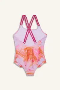 DeFacto Batik Swimsuit Girls' - Image 3