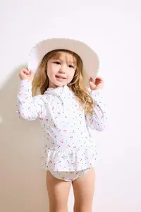 DeFacto Floral Swimsuit Baby Girl
