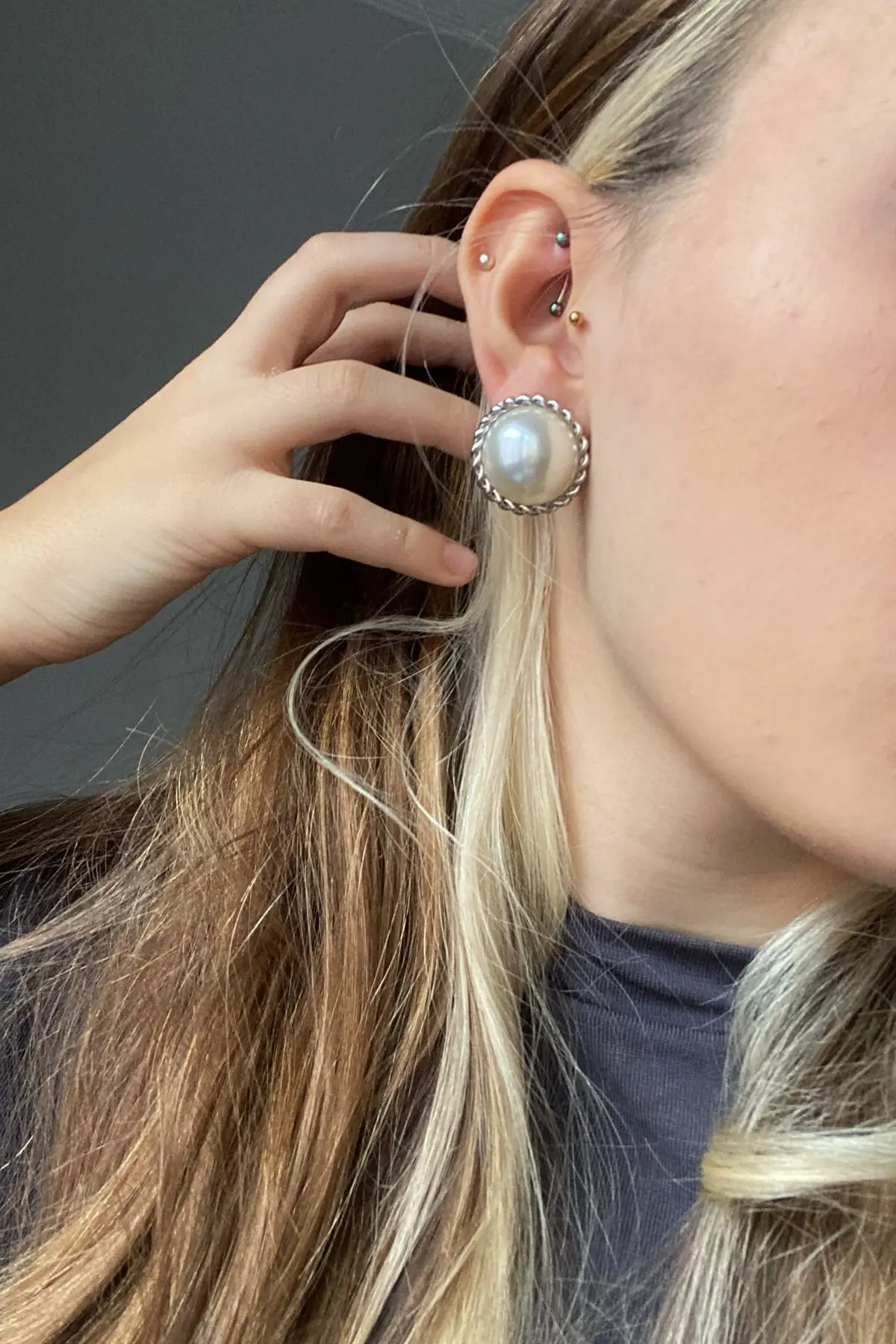 Glaren Vintage with bible Silver Color Women Earrings