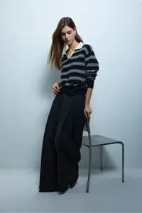 DeFacto Oversized Striped Sweater - Image 2