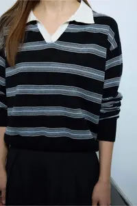 DeFacto Oversized Striped Sweater - Image 4
