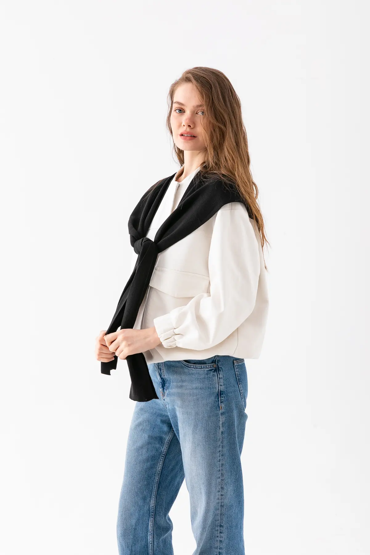 Wega Moda Square Piece Patchwork Scarf - Sports Knitwear Knitted Shoulder Scarf | Unisex Boho Shawl - Scarf
