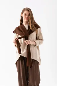 Wega Moda Square Piece Patchwork Scarf - Sports Knitwear Knitted Shoulder Scarf | Unisex Boho Shawl - Scarf - Image 3