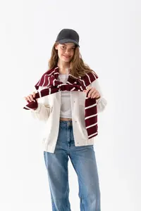 Wega Moda Square Piece Patchwork Scarf - Sports Knitwear Knitted Shoulder Scarf | Unisex Boho Shawl - Scarf - Image 2