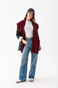 Wega Moda Square Piece Patchwork Scarf - Sports Knitwear Knitted Shoulder Scarf | Unisex Boho Shawl - Scarf - Image 2