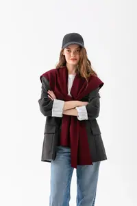 Wega Moda Square Piece Patchwork Scarf - Sports Knitwear Knitted Shoulder Scarf | Unisex Boho Shawl - Scarf - Image 4