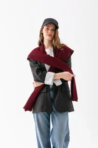 Wega Moda Square Piece Patchwork Scarf - Sports Knitwear Knitted Shoulder Scarf | Unisex Boho Shawl - Scarf - Image 5