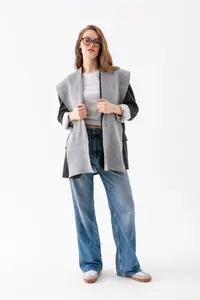 Wega Moda Square Piece Patchwork Scarf - Sports Knitwear Knitted Shoulder Scarf | Unisex Boho Shawl - Scarf - Image 3