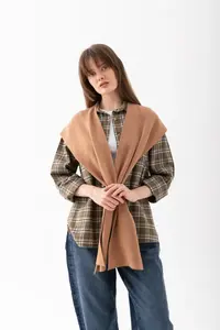 Wega Moda Square Piece Patchwork Scarf - Sports Knitwear Knitted Shoulder Scarf | Unisex Boho Shawl - Scarf - Image 3