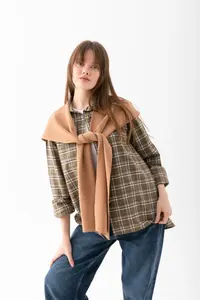 Wega Moda Square Piece Patchwork Scarf - Sports Knitwear Knitted Shoulder Scarf | Unisex Boho Shawl - Scarf - Image 8