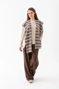 Wega Moda Square Piece Patchwork Scarf - Sports Knitwear Knitted Shoulder Scarf | Unisex Boho Shawl - Scarf - Image 2