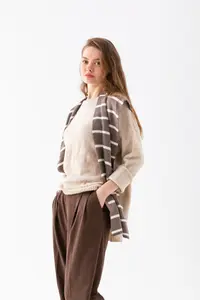 Wega Moda Square Piece Patchwork Scarf - Sports Knitwear Knitted Shoulder Scarf | Unisex Boho Shawl - Scarf - Image 8