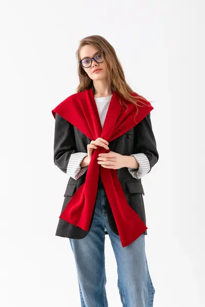Wega Moda Square Piece Patchwork Scarf - Sports Knitwear Knitted Shoulder Scarf | Unisex Boho Shawl - Scarf