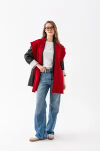 Wega Moda Square Piece Patchwork Scarf - Sports Knitwear Knitted Shoulder Scarf | Unisex Boho Shawl - Scarf - Image 4