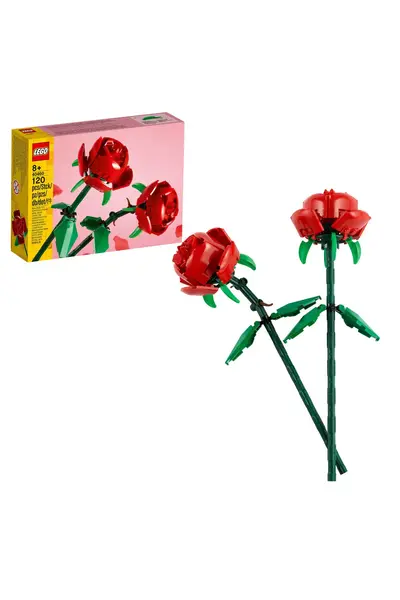 LEGO ® Botanicals Rose 40460 - 8+ Decorative Flower Model Making Set (120 Pieces)