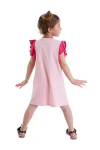 MSHB&G Pink Kelebek Girls' Summer Frilly Dress - Image 2